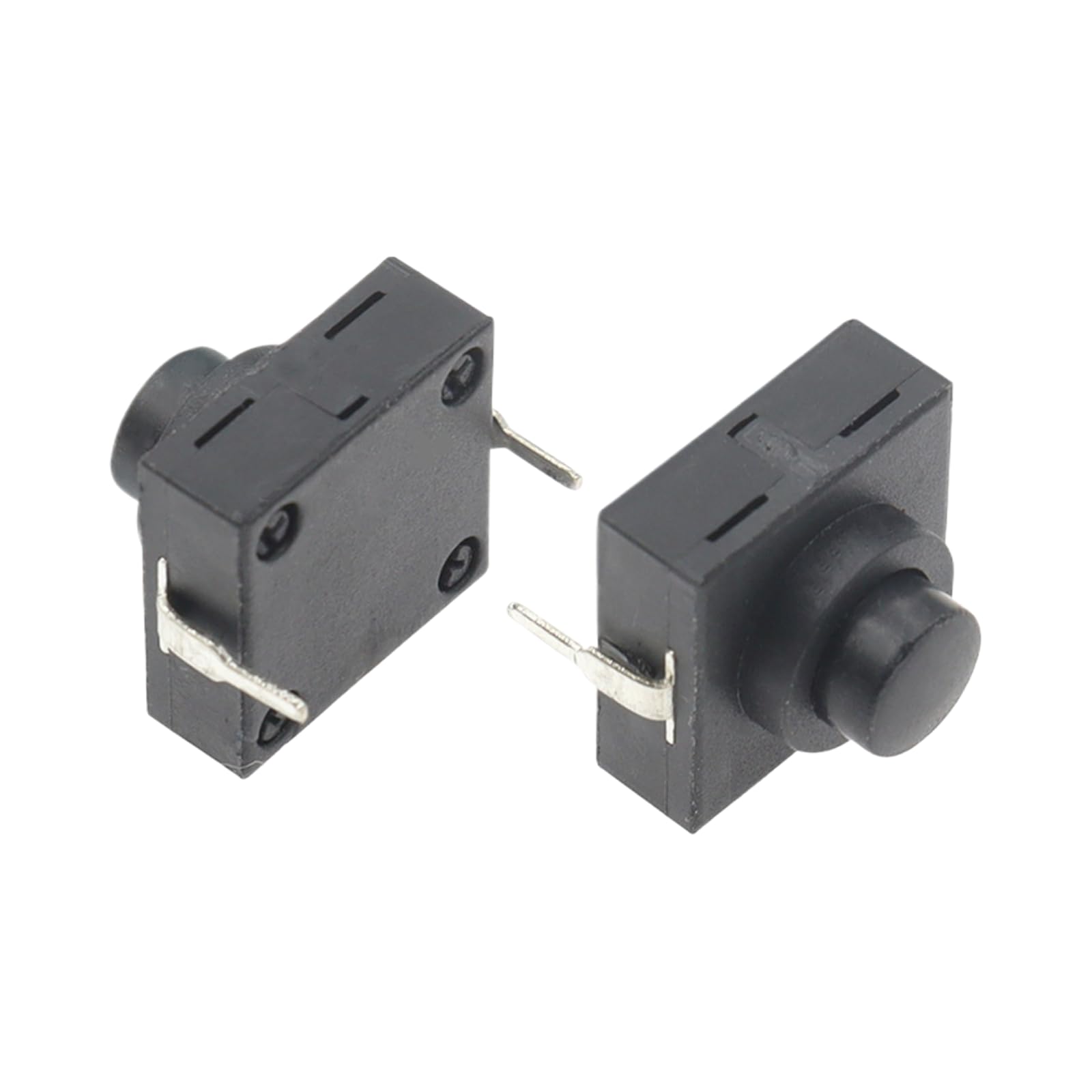 Interruptor de llave pulsador on-off de 12x12x9,4mm microinterruptor de botón con enganche para PCB