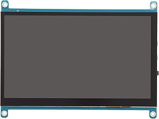 Tela de toque capacitiva de 7 polegadas, painel de exibição de tela de toque LCD IPS, monitor HDMI de tela capacitiva de 1024 × 600 com 3 modos de aplicação, ângulo de visão de 178 °
