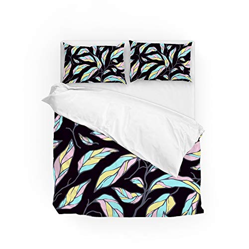 Housse de couette fleurs aquarelle pour une chambre cocooning - 2