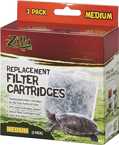 Zilla 4 Pack) Basking Platform Replacement Filter Cartridges cover