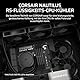 CORSAIR Nautilus 240 RS CPU-Flüssigkeitskühler – 240mm AIO – Geräuscharm – Direkter Mainboard-Anschluss – Intel LGA 1851/1700, AMD AM5/AM4 – 2X RS120-Ventilatoren Inbegriffen – Schwarz