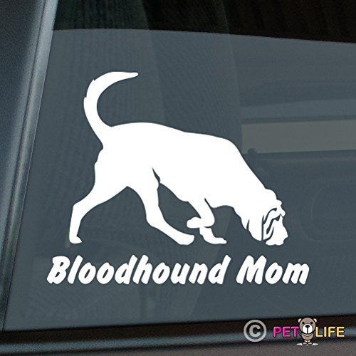 Bloodhound Mom Sticker Vinyl Auto Window Blood Hound
