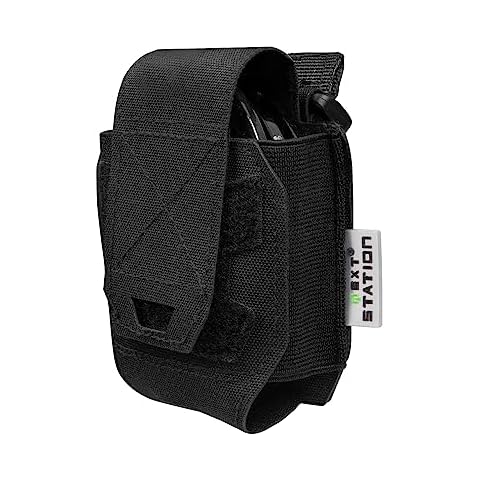NEXT STATION Handcuff Holster，MOLLE Handcuff Case fits Multiple Cuffs,Handcuff Pouch for Duty Belt Tactical Vest Law Enforcement Quick Release Cover