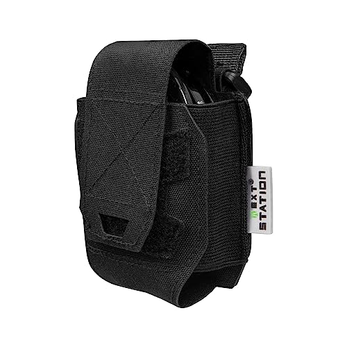 NEXT STATION Handcuff HolsterMOLLE Handcuff Case fits Multiple Cuffs Hand Cuff Pouch for Duty Belt Tactical Vest Law Enforcement Quick Release