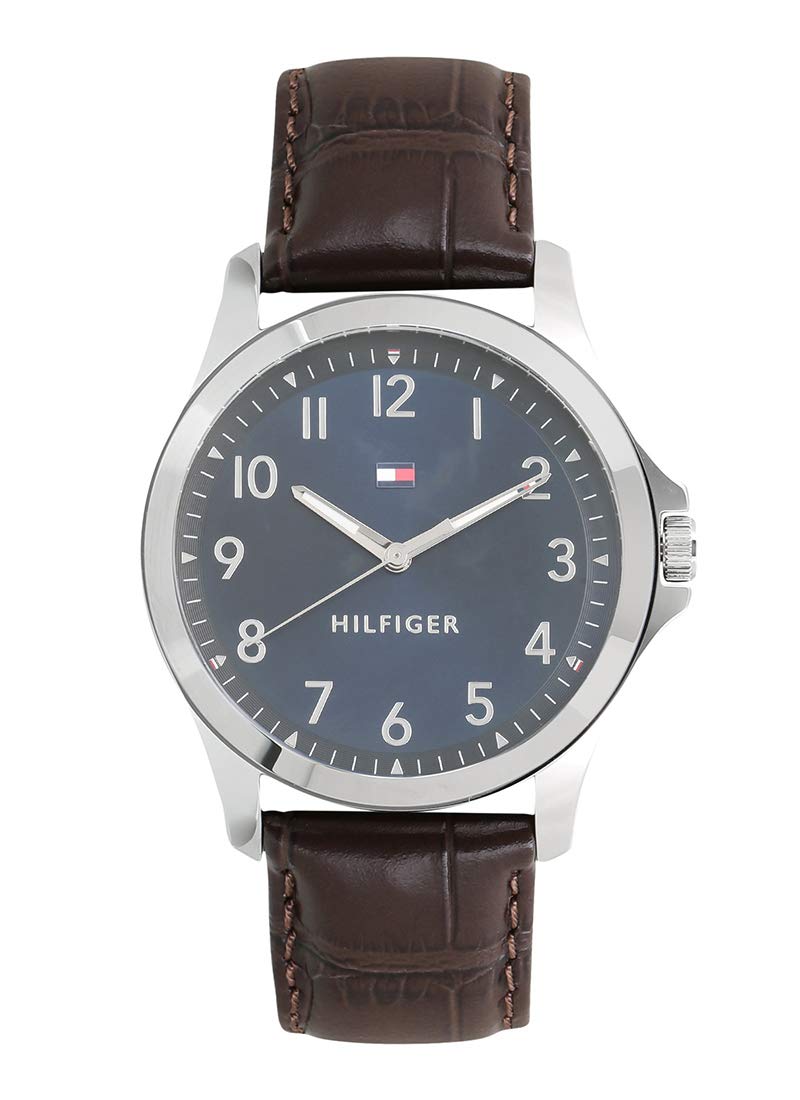 Tommy Hilfiger Quartz Analog Blue Dial Leather Strap Watch for Men-TH1791449 (B07CTRGHYF) Amazon Price History, Amazon Price Tracker