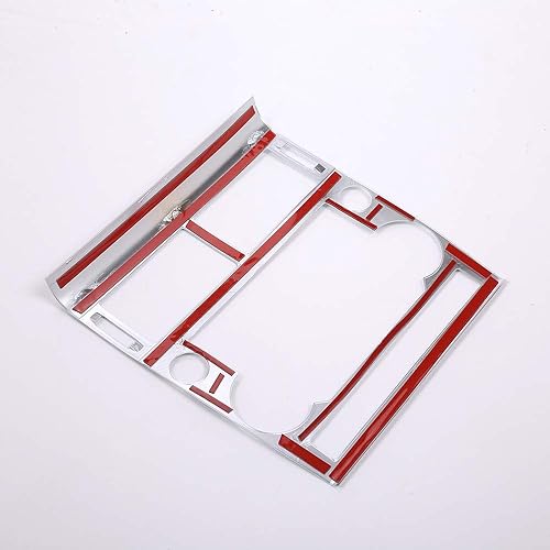 Miniatura 6 de YIWANG ABS cromo centro control salida de aire panel de ventilación cubierta marco ajuste para Land Rover Discovery Sport 2015+coche accesorios