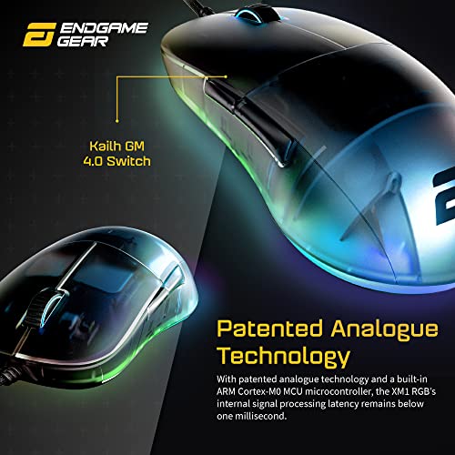 Mouse da gioco XM1 RGB - Sensore PMW3389 - Illuminazione RGB - 50 a 16.000 CPI - 5 pulsanti - Interruttori 60M - Dark Frost - Mouse gaming - Immagine 3