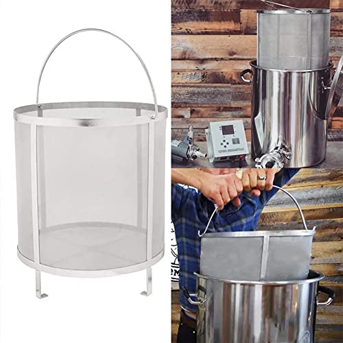 Sitko do parzenia ze stali nierdzewnej 304 – 300 mikronów filtr siatkowy do piwa i herbaty – idealny do domowego warzenia i czajnika – rozmiar 35 x 35 cm