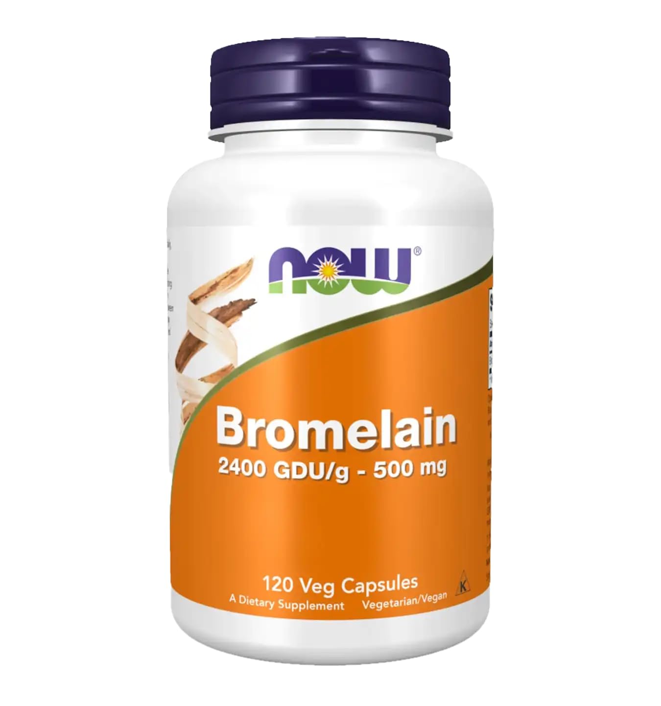 NOW Foods Bromelain, 500mg - 120 vcaps