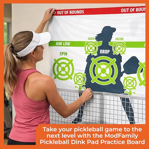 image for MODFAMILY PRODUCTS THAT SIMPLIFY LIFE Pickleball Dink Pad Practice Boa