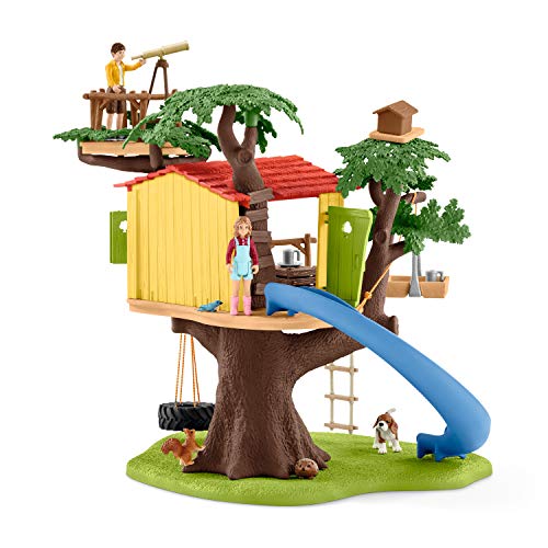 SCHLEICH 42408 Farm World Spielset - Abenteuer Baumhaus, Spielzeug ab 3 Jahren,40 x 34, 5 x 10, 5 cm & 42467 Horse Club… – Bild 5
