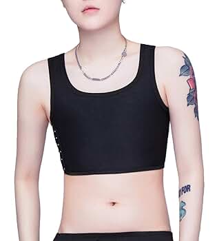 Binder Tomboy Per Petto - Top Elastico Senza Spalline Per Trans Lesbian E Plus Size, Con Banda 20 Cm - Foto 11