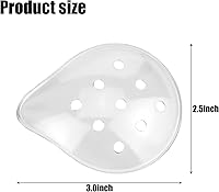 Vista 2 de 1 parche de plástico para ojos, protección ocular para adultos, cobertura de cirugía ocular (1)