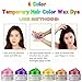 Pink Temporary Hair Wax - Easy Wash Out Hair Color for Halloween, Cosplay & Party Use | Temporary Hair Dye & Styling Wax 4.23 oz