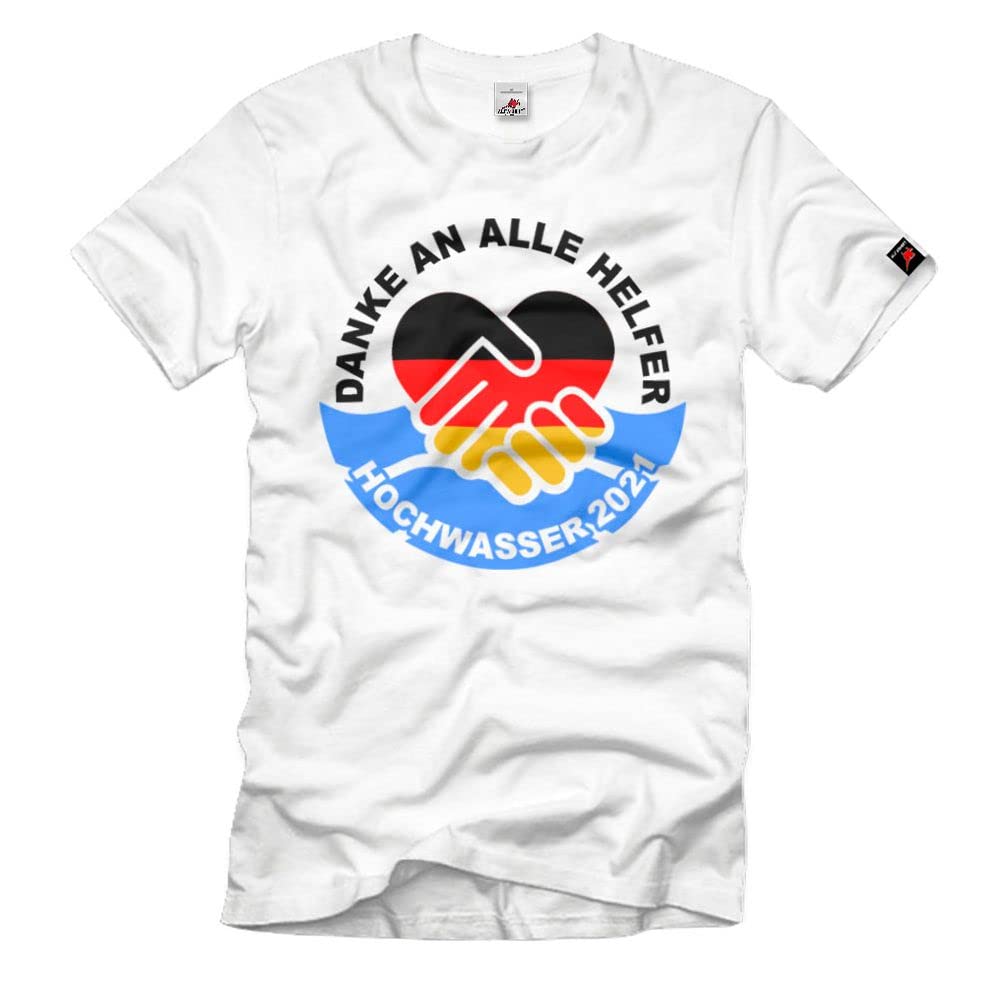 T-shirt Einwasser 2021 Ahrweiler Flutkatastrophe blanc taille L