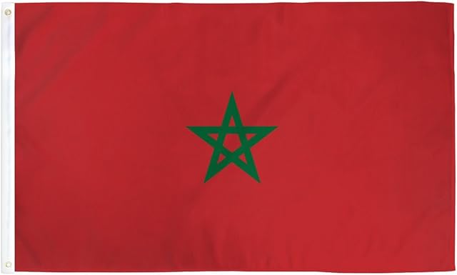 AZ FLAG Morocco Flag 3' x 5' - Moroccan flags 90 x 150 cm - Banner 3x5 ft