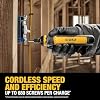 DEWALT atornillador inalámbrico, destornillador eléctrico recargable USB de 4V con juego de 12 puntas de destornillador, luz LED, control FLEXDRIVE, compacto, ergonómico (DWHT66719) 8