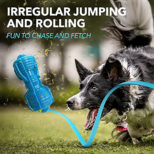 EASTBLUE Dog Squeaky Toys for Aggressive Chewers: Rubber Puppy Chew Toy with Squeaker Almost Indestructible and Durable Toy for Medium and Large Breed - Image 4