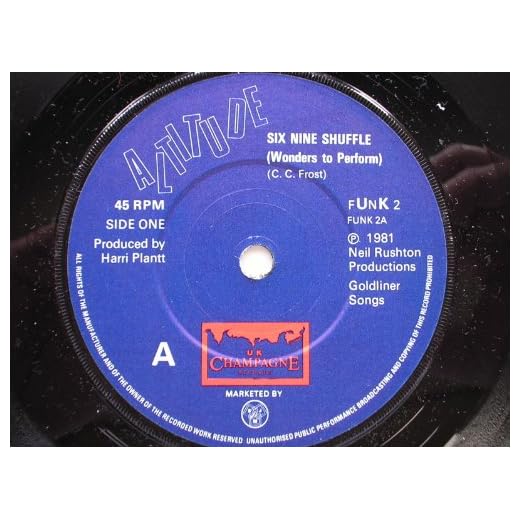 Altitude 69 Shuffle 7" Champagne FUNK2 EX 1981