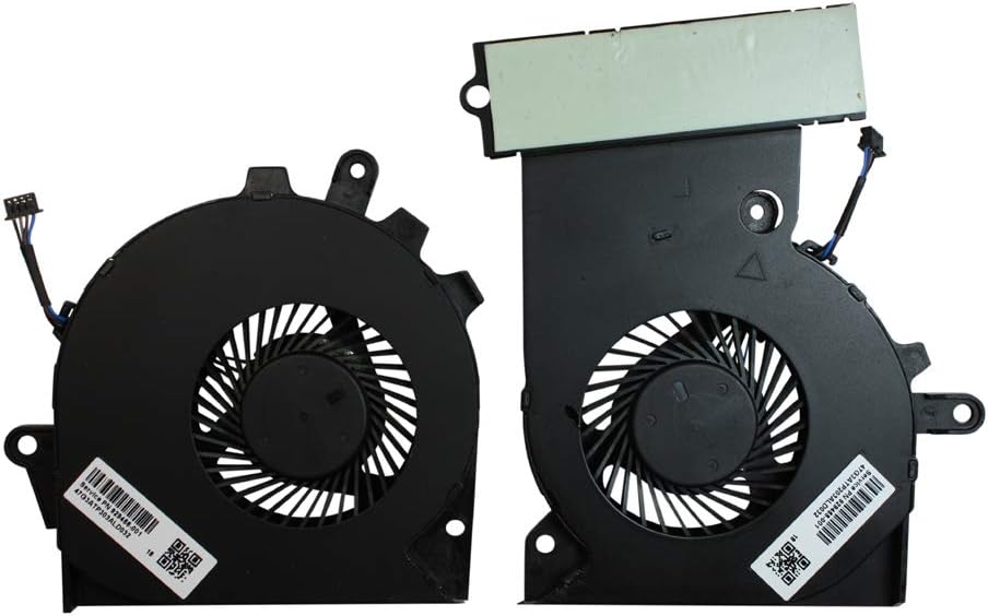 Power4Laptops Replacement Laptop Fan (Pair) for HP Omen 15-ce015nf, HP Omen 15-ce015nh, HP Omen 15-ce015nk, HP Omen 15-ce015no, HP Omen 15-ce015np