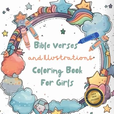 Bible Verse Coloring Book for Girls: 27 Coloring Pages of Lettering Art and Illustrations of Inspirational & Motivational Scripture with Mindful ... 8-14