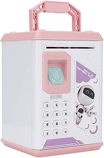 Plyisty Money Box, Cash Coin Can Piggy Bank Cash Coin Money Saving Pot Saving Pot, for Money Saving Kids(Pink)