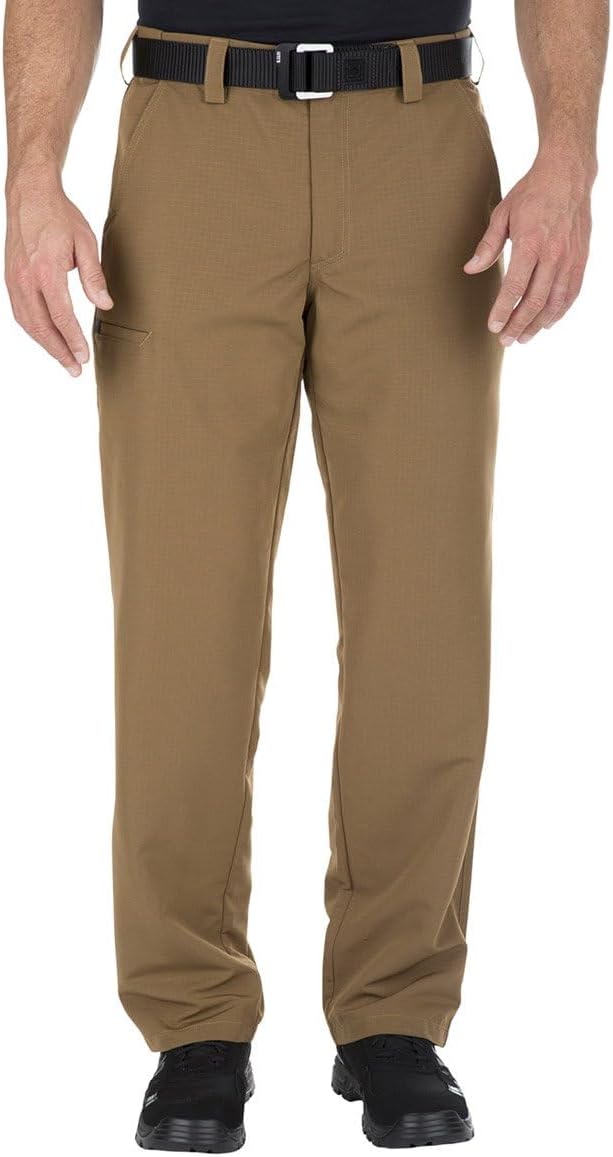 5.11 Tactical Men's Fast-Tac Urban Pants, Water-Resistant Finish, Self-Adjusting Waistband, Style 74461