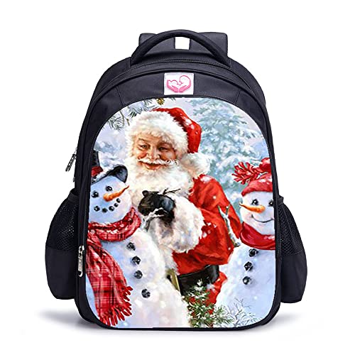 Sac à dos bonhomme de neige 16 pouces pour enfants et adultes imprimé 3D