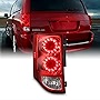 AKKON - Fits 2011-2020 Dodge Grand Caravan Premium LED Chrome Red Clear Tail Brake Lights w/Turn Signal Driver Left Side