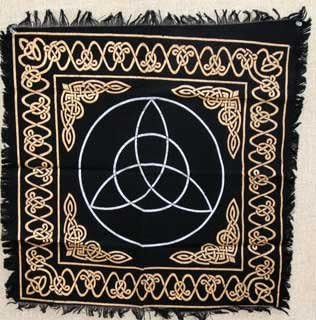 Ritual Magick Triquetra Altar Cloth