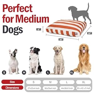 Majestic-Pet-Rectangle-Medium-Dog-Bed-Washable--Non-Slip-Comfy-Pet-Bed--Dog-Crate-Bed-with-Removable-Washable-Cover--Dog-Kennel-Bed-for-Sleeping-Dog-Bed-Medium-Breed-36x29x4-Inch--Burnt-Orange - Cucciolini Doodles   Majestic-Pet-Rectangle-Medium-Dog-Bed-Washable--Non-Slip-Comfy-Pet-Bed--Dog-Crate-Bed-with-Removable-Washable-Cover--Dog-Kennel-Bed-for-Sleeping-Dog-Bed-Medium-Breed-36x29x4-Inch--Burnt-Orange