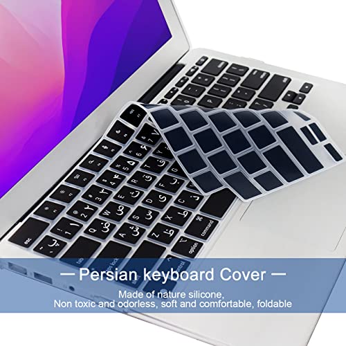 Funda de teclado de silicona persa flexible para MacBook Pro y Air 3