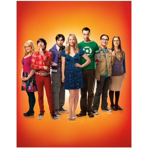 Kaley Cuoco and the rest cast of The Big Bang Theory 8 x 10 Photo Standing