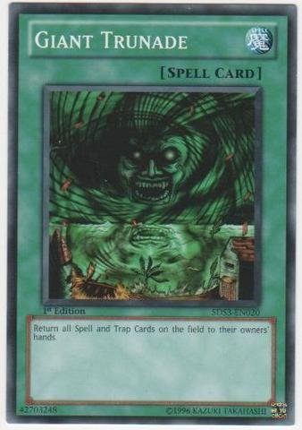 Yu-Gi-Oh! - Giant Trunade (5DS3-EN020) - Starter Deck: Duelist Toolbox - 1st Edition - Common