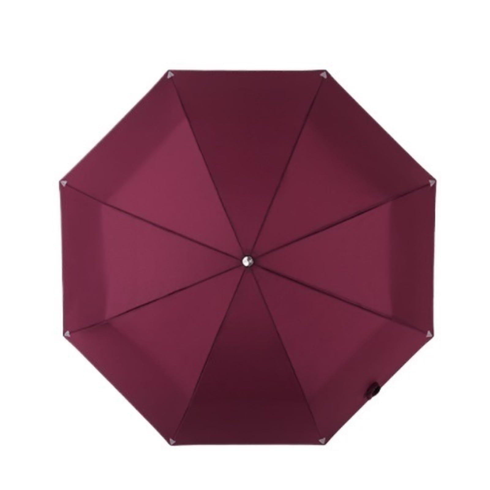 Parasol Damski Parasole Składane Wzmocniony Parasol Składany Na Trzy Wiatroszczelny Z Automatycznym Otwieraniem I Zamykaniem Składany Kompaktowy Parasol Parasolka Kobieca(Rot)