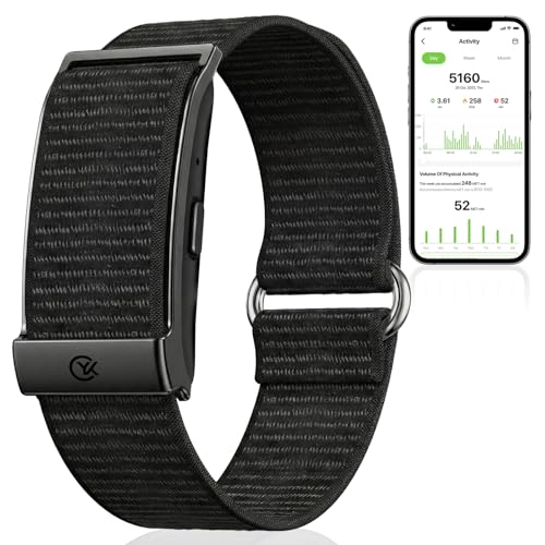 Best Heart Monitor Bracelet for Over 50: 9 Tested, 3 Worth Buying 2 QYZHARYX Smart Bracelet,Health and Fitness Tracker,24/7 Heart Monitor & Sleep Tracker, Multi-Sport Tracker Wristband with Free APP (Black)