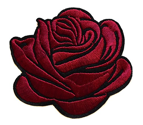 Topt Rasta Rose Bordeaux - Toppa termoadesiva