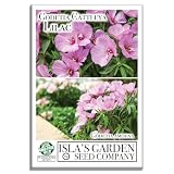 Godetia Cattleya Lilac Flower Seeds (Clarkia Amoena) – 1500+ Non-GMO Heirloom Seeds, by Isla’s Garden Seeds, Perfect for Home Flower Gardens, Easy to Grow, Elegant Lilac Blooms, Great Gardening Gift