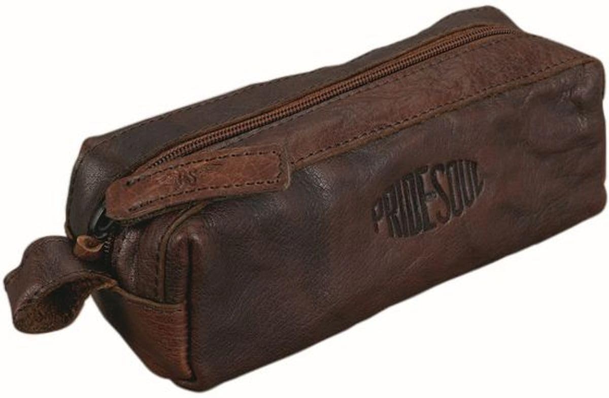 Pride&Soul Schlamperrolle 20x7x8cm Leder braun