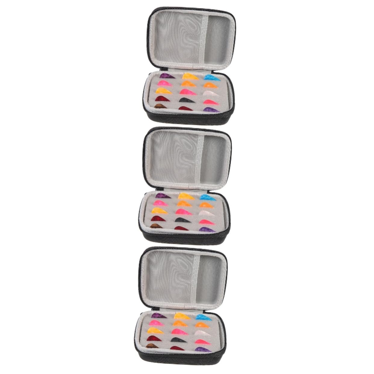 ibasenice 3ensembles Médiators De Guitare Avec De Rangement Accessoires Pratiques Pour Musiciens Comprend Médiators Colorés Couleurs Aléatoires