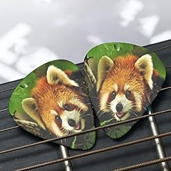 Lot de 12 médiators motif panda rouge pour guitare basse électrique et acoustique - Les Beatles, Paul McCartney, John Lennon, RIngo Starr, George Harrison Lot de 12 médiators motif panda rouge pour guitare basse électrique et acoustique – Image 7