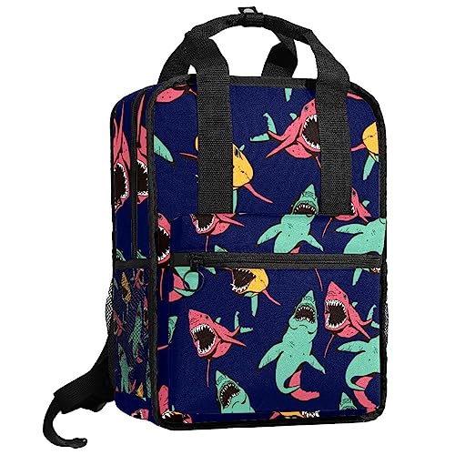 Sac à dos garçon requins réglable anti mal de dos