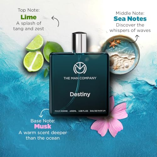 Image of The. Man Company Destiny Perfume for Men - 100ml | Premium Long-Lasting Fragrance | EDP for Men (Eau De Parfum) | Gift for Him