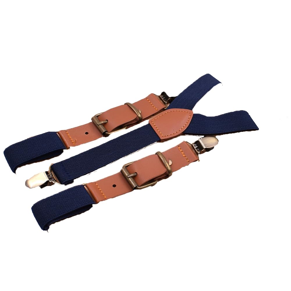 Multi-functional sling clip: Stylish three-clip children's sling for boys and girls, suitable for all types of clothin (2.5 Pinpi Children-Navy Blue)