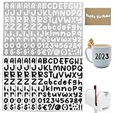💝Breite Anwendung: Buchstabenaufkleber, geeignet für alle Arten von DIY-Bastelarbeiten, wie Sammelalben, Fotoalben, Grußkarten, Umschläge, Tagebücher, Notizbücher, Poster, Geschenkanhänger usw. Es kann auch ein tolles Geschenk für Familie und Freunde sein, die gerne Kunsthandwerk machen.