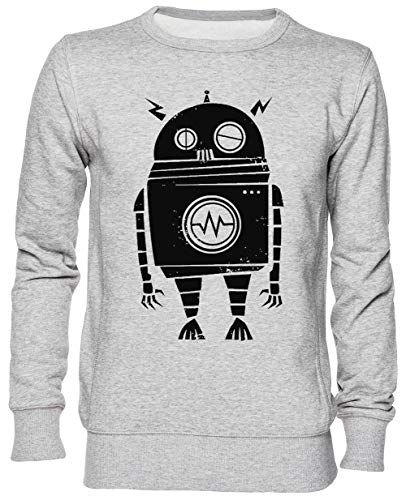 Sweat-shirt jersey unisexe grand robot XXL pour en finir avec les pulls trop serrés
