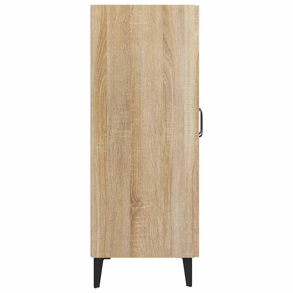 vidaXL Buffet Armoire Latérale Meuble de Rangement Organisateur de Maison Salon Salle de Séjour Intérieur Chêne Sonoma 69,5x34x90 cm Bois d'Ingénierie