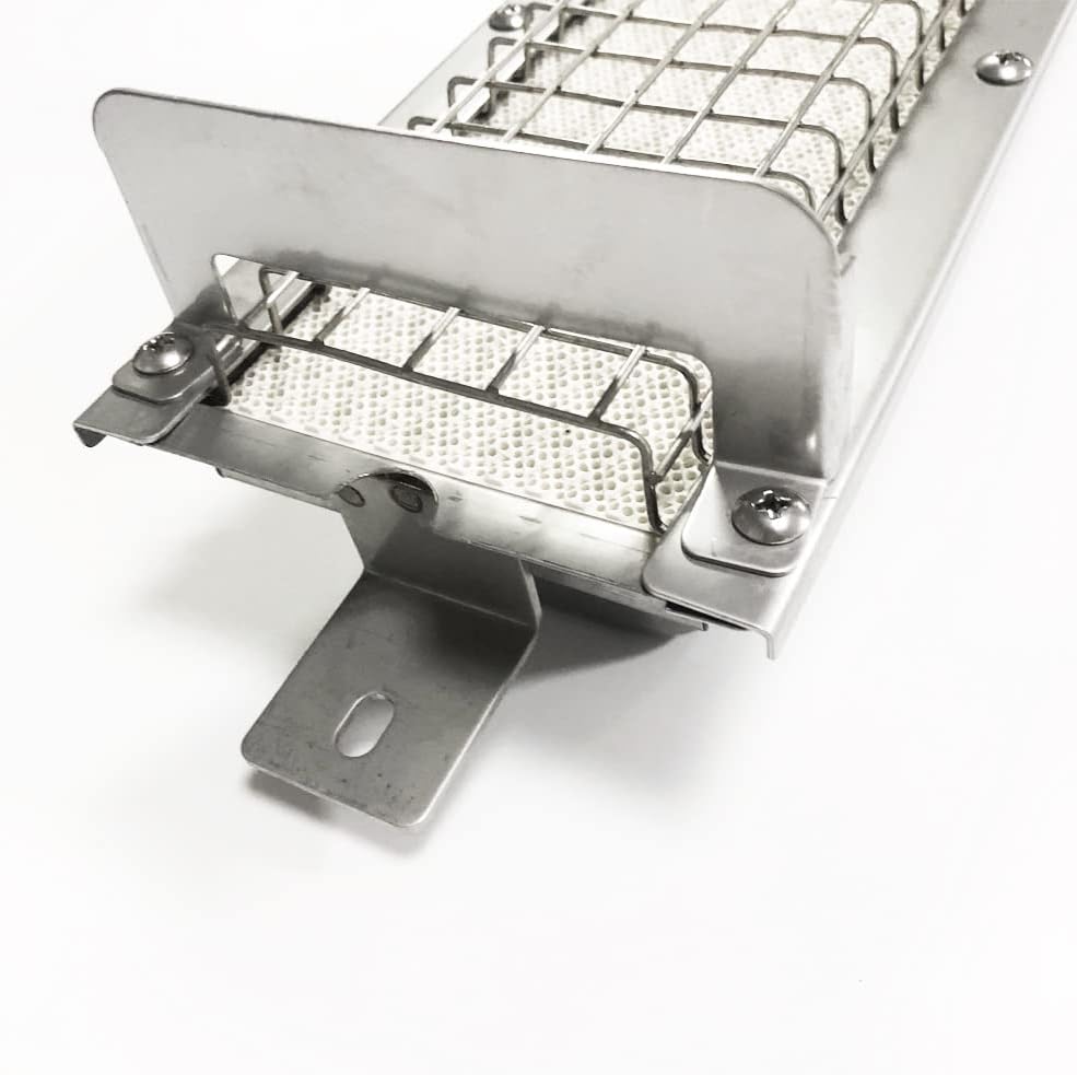 BBQ Grill Searing Burner Ceramic Infrared Sear Burner Replacement Part P02005020A Compatible with Grand Hall Turbo Infrared Main Burner