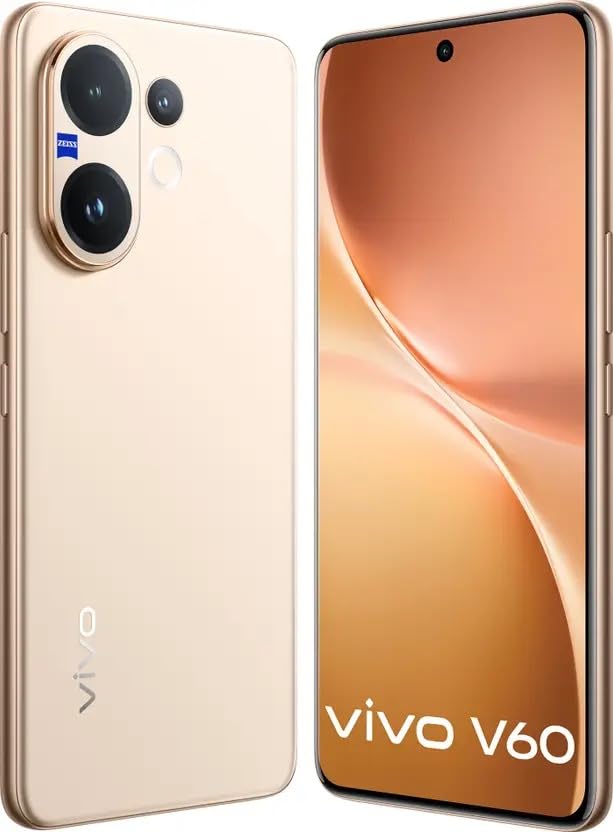 Image of Vivo V60 5G (Auspicious Gold, 12GB RAM, 256GB Storage)