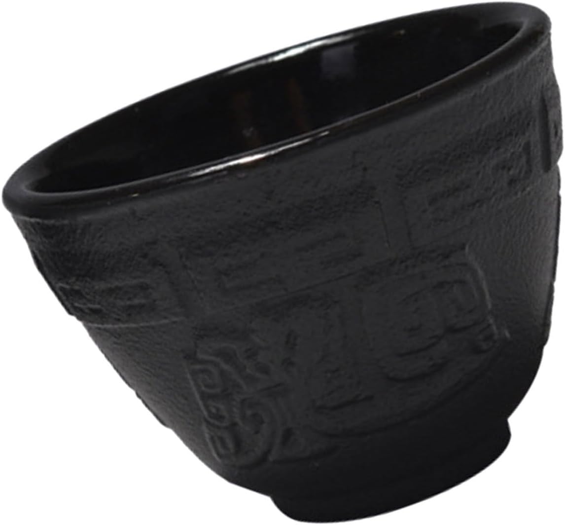Cast Iron Tea Cup Black Iron Cup Classic Retro for Tea Ceremony